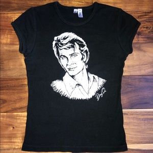 Patrick Swayze Art Print Shirt, small